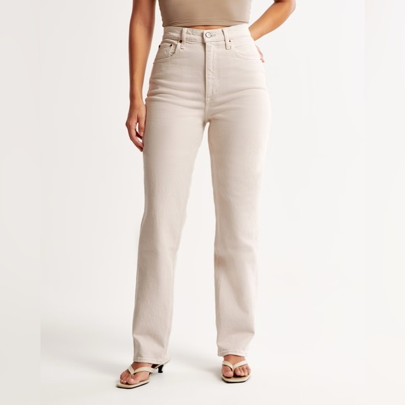 abercrombie curve love 90s straight jeans - Picture 5 of 5